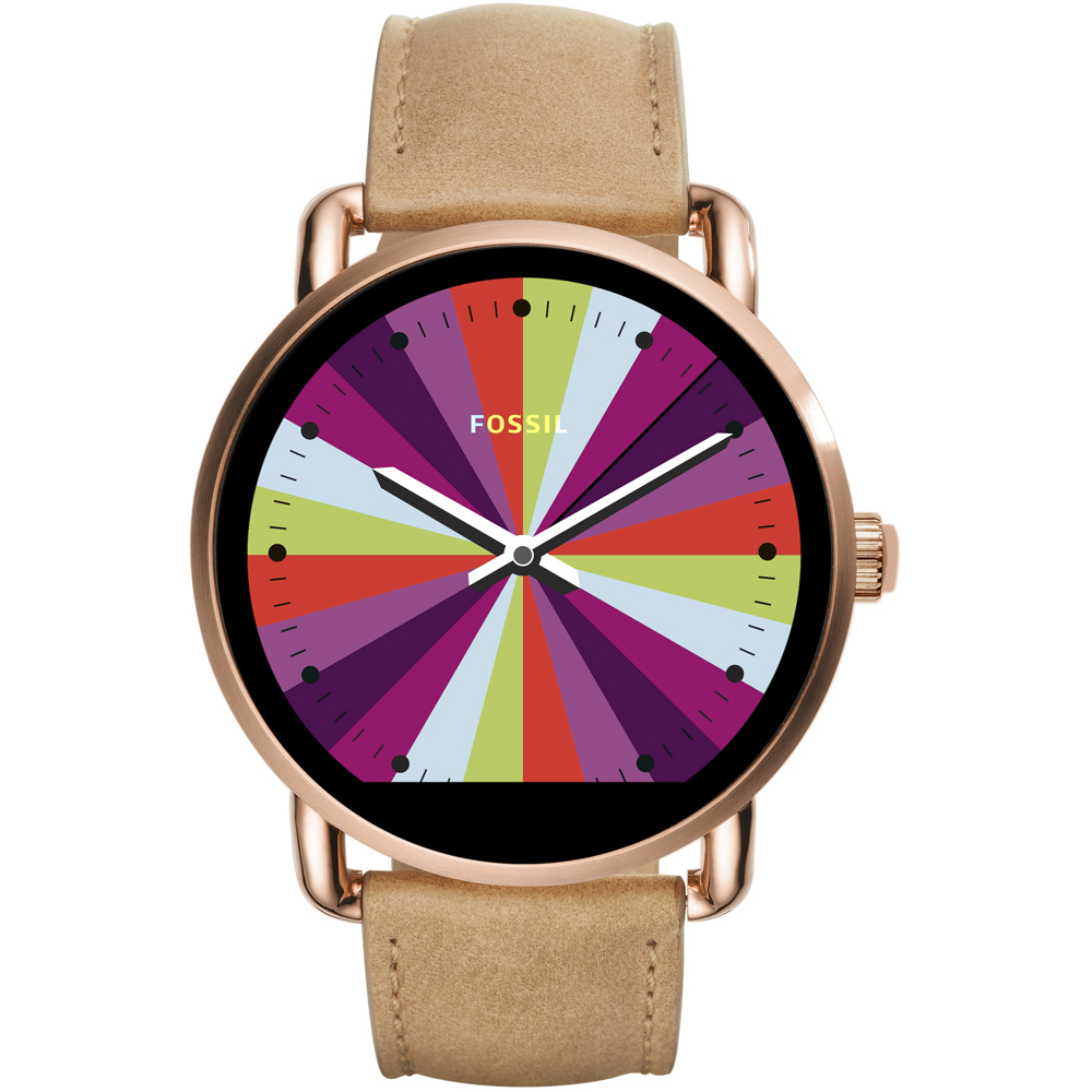 Fossil Smartwatch FTW2102 Q Wander Smartwatch Fossil Q fashion/modowy zegarek różowe złoto