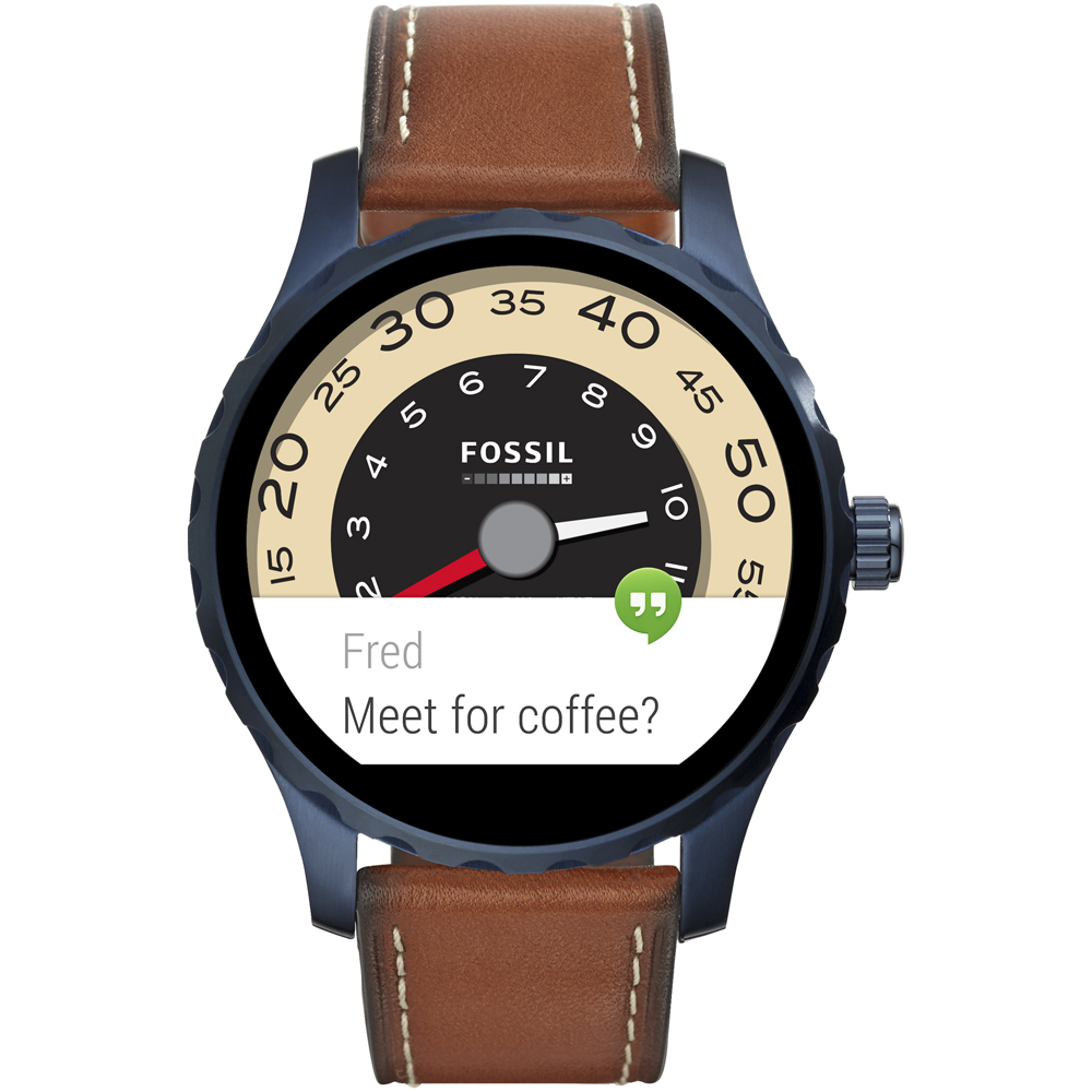 Fossil Smartwatch FTW2106 Q Marshal Smartwatch Fossil Q fashion/modowy zegarek niebieski - miniatura 6