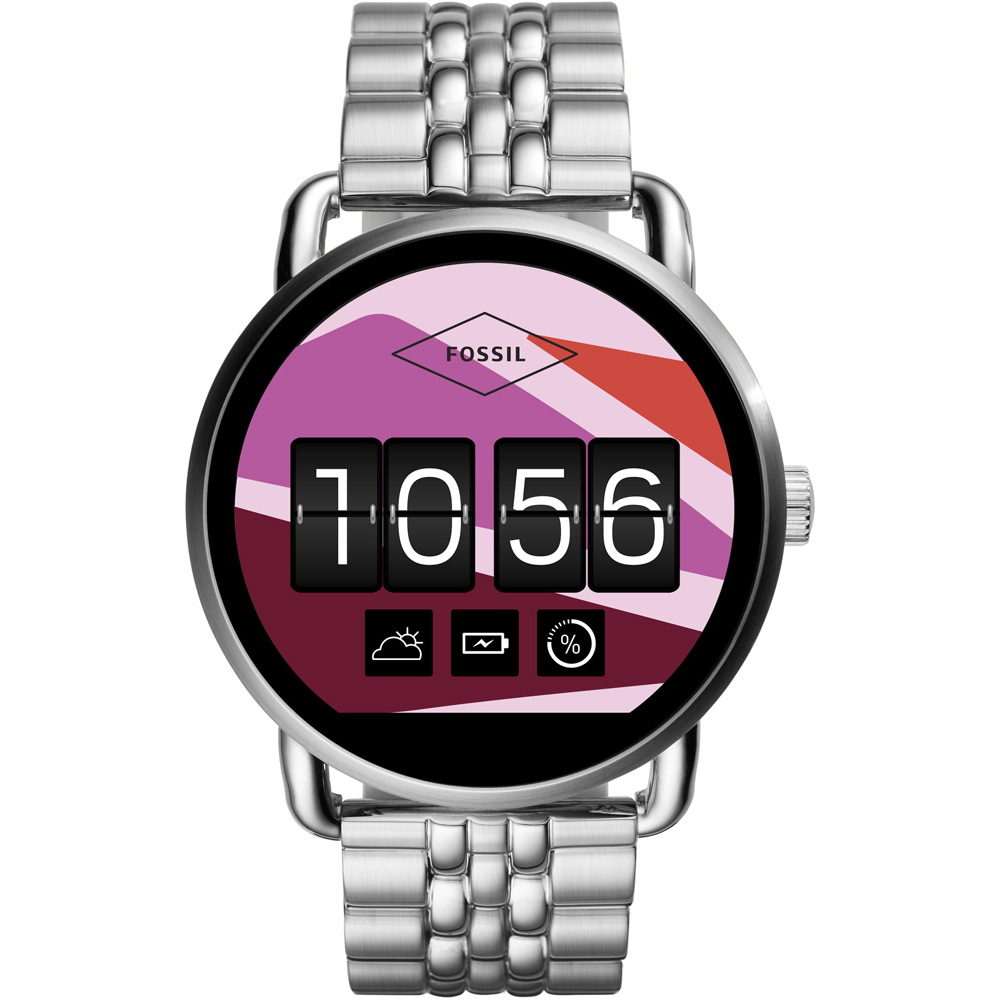 Fossil Smartwatch FTW2111 Q Wander Smartwatch Fossil Q fashion/modowy zegarek srebrny - miniatura 6