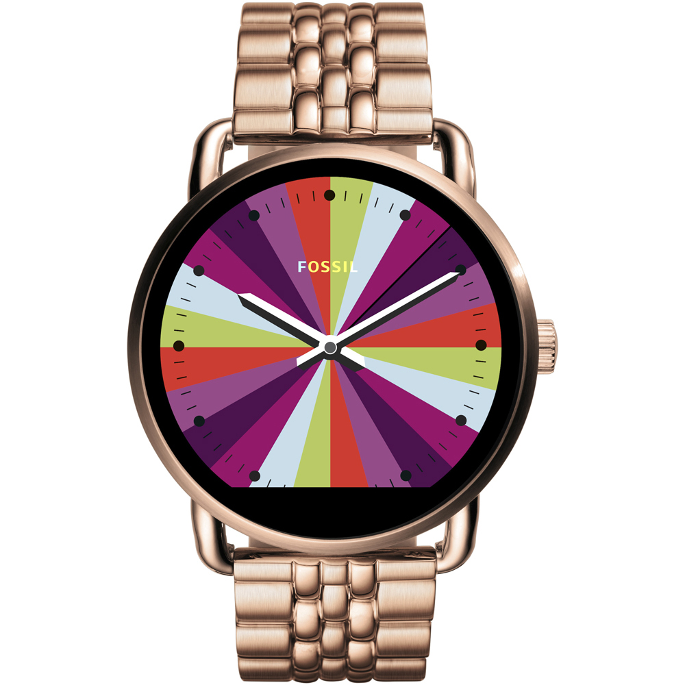 Fossil Smartwatch FTW2112 Q Wander Smartwatch Fossil Q fashion/modowy zegarek różowe złoto - miniatura 6