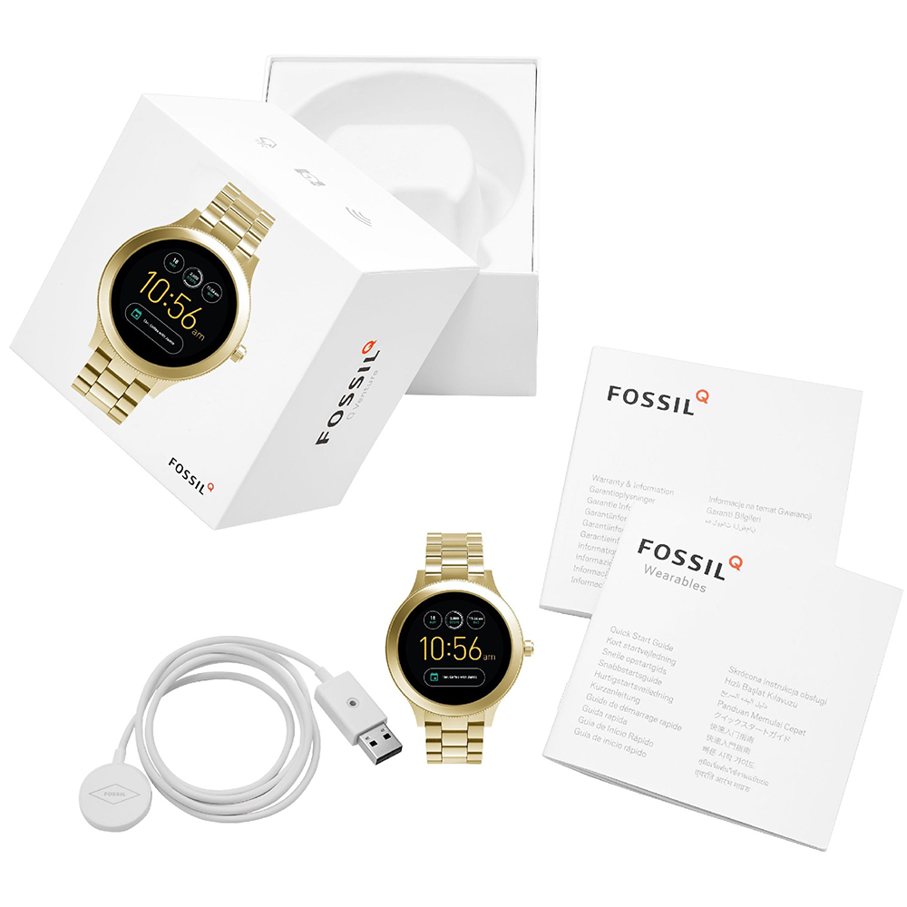 zegarek Fossil Smartwatch FTW6006 złoty Fossil Q - miniatura 4