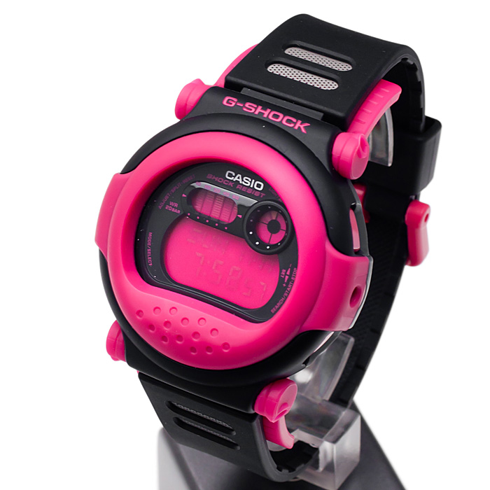 G-Shock G-001-1BER Pink Jason G-Shock sportowy zegarek czarny - miniatura 6