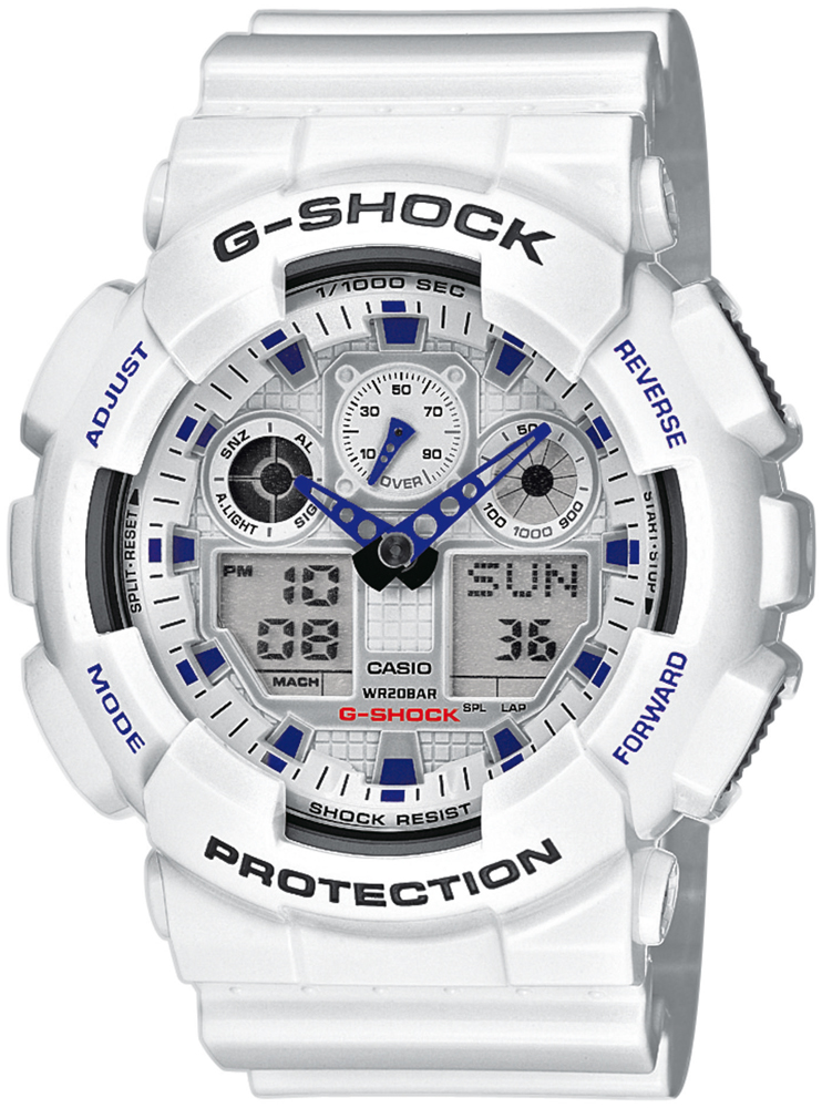 G-Shock GA-100A-7AER G-SHOCK Original White Cloud