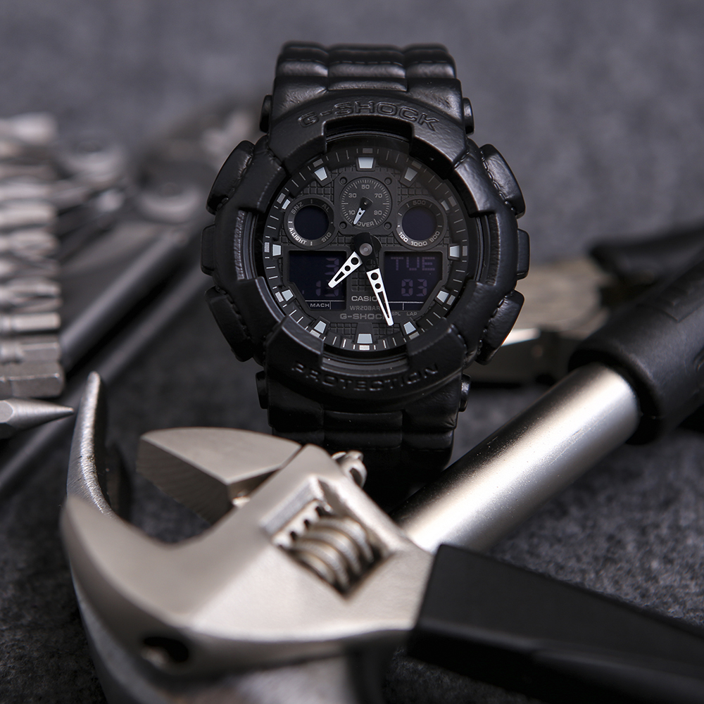 G-Shock GA-100BT-1AER męski zegarek G-SHOCK Specials pasek - miniatura 3