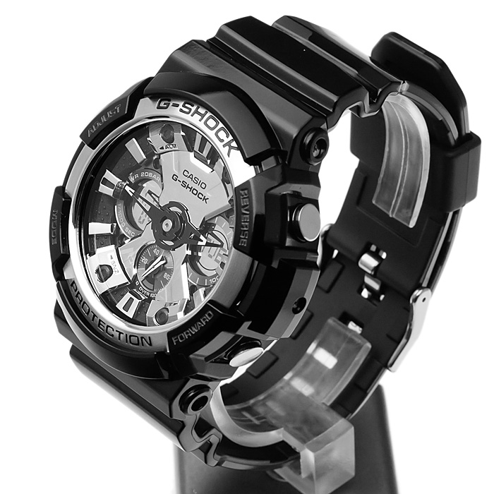 zegarek G-Shock GA-200BW-1AER czarny G-Shock - miniatura 4