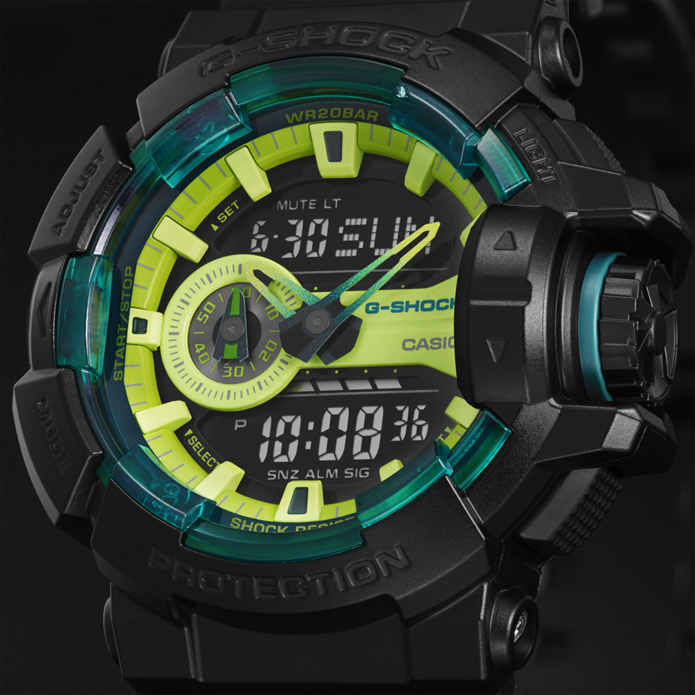 G-Shock GA-400LY-1AER zegarek męski G-Shock - miniatura 2