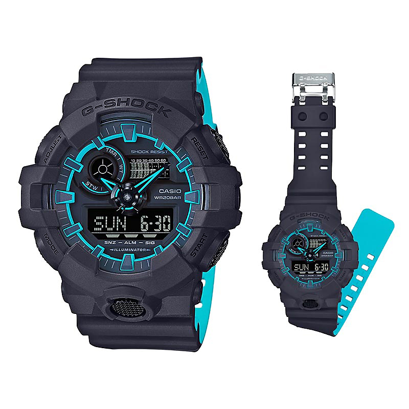 G-Shock GA-700SE-1A2ER męski zegarek G-SHOCK Original pasek