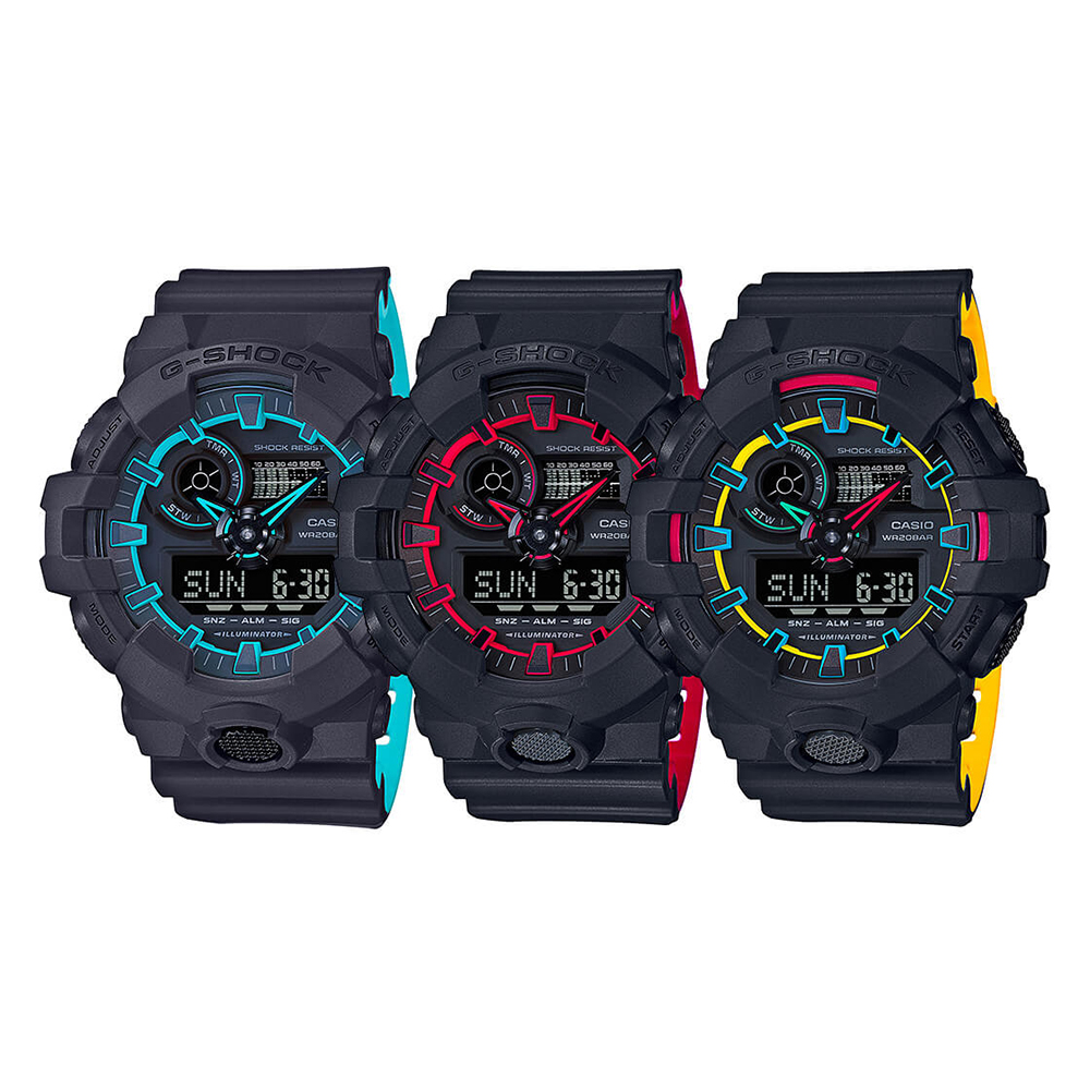 G-Shock GA-700SE-1A4ER zegarek męski G-SHOCK Original - miniatura 2