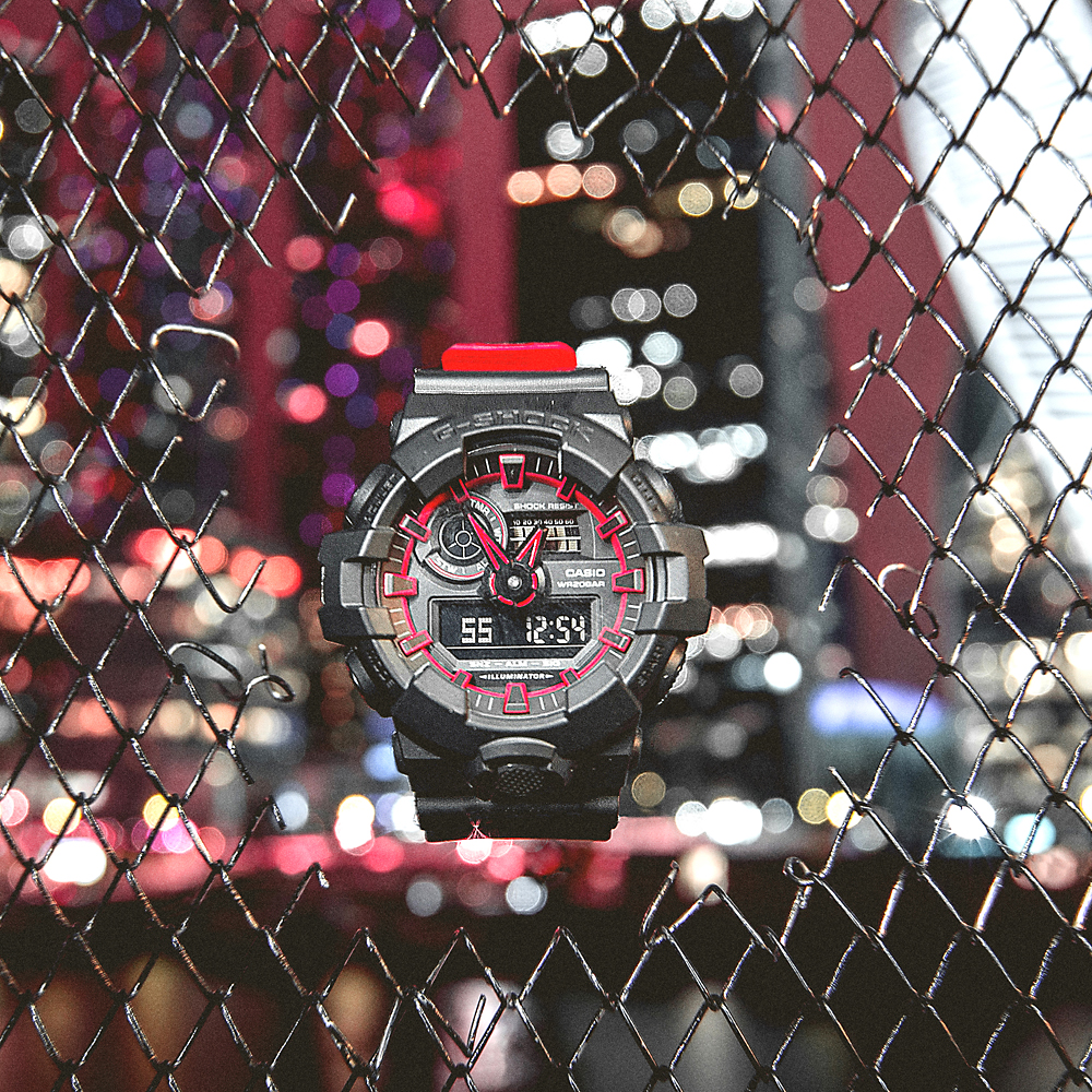 G-Shock GA-700SE-1A4ER męski zegarek G-SHOCK Original pasek - miniatura 3