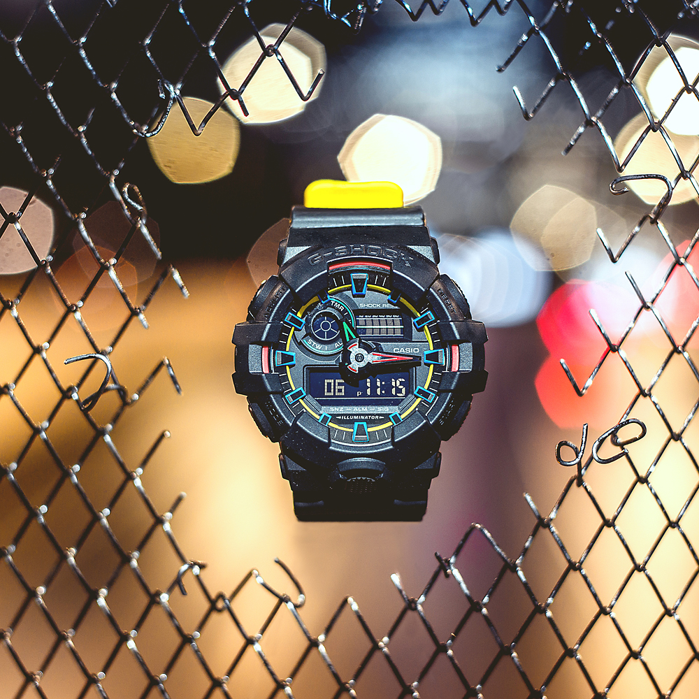 G-Shock GA-700SE-1A9ER męski zegarek G-SHOCK Original pasek - miniatura 3
