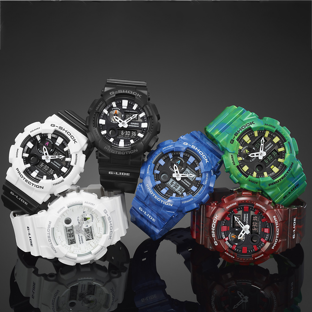 zegarek G-Shock GAX-100A-7AER G-LIDE męski z termometr G-SHOCK Original - miniatura 3