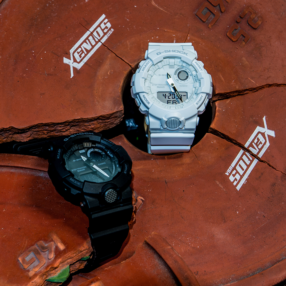 G-Shock GBA-800-7AER G-SHOCK Original G-SQUAD BLUETOOTH SYNC STEP TRACKER zegarek męski sportowy mineralne