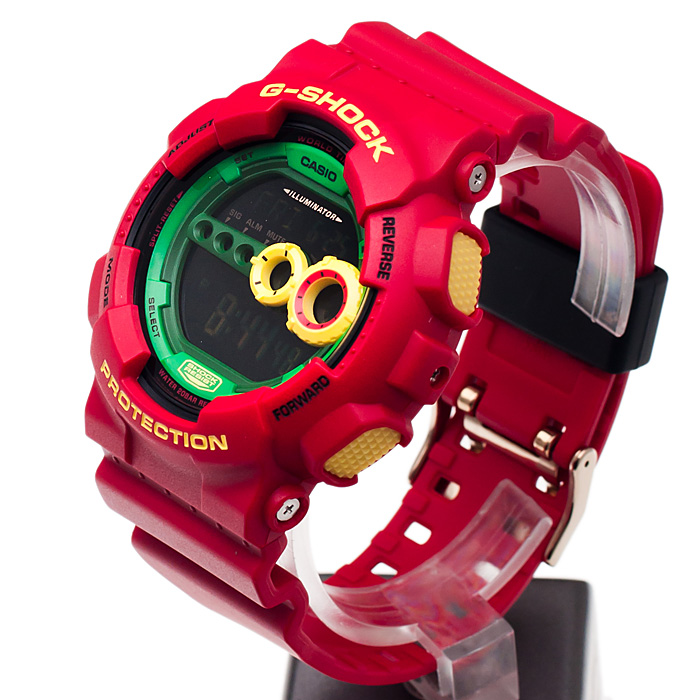 zegarek G-Shock GD-100RF-4ER czerwony G-SHOCK Original - miniatura 4