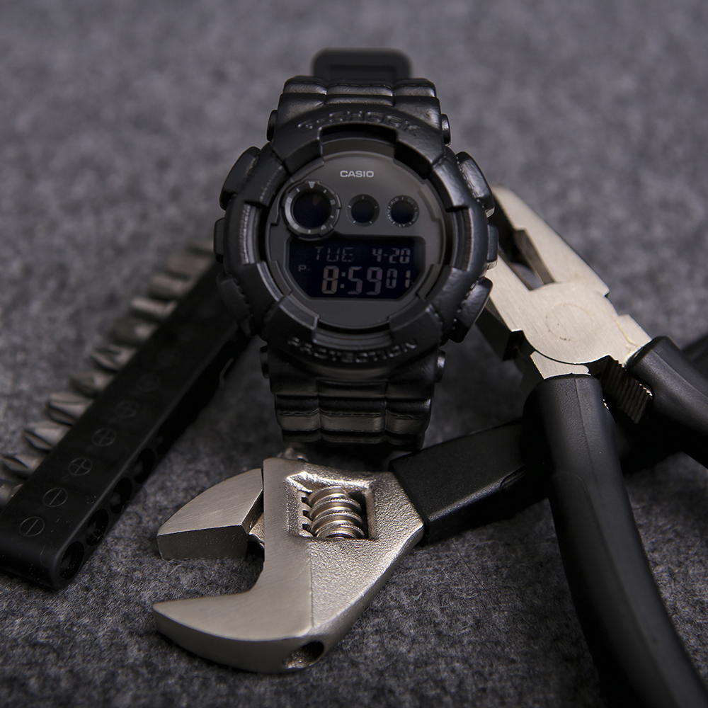 zegarek G-Shock GD-120BT-1ER Full BLACK LIMITED G-SHOCK Specials mineralne