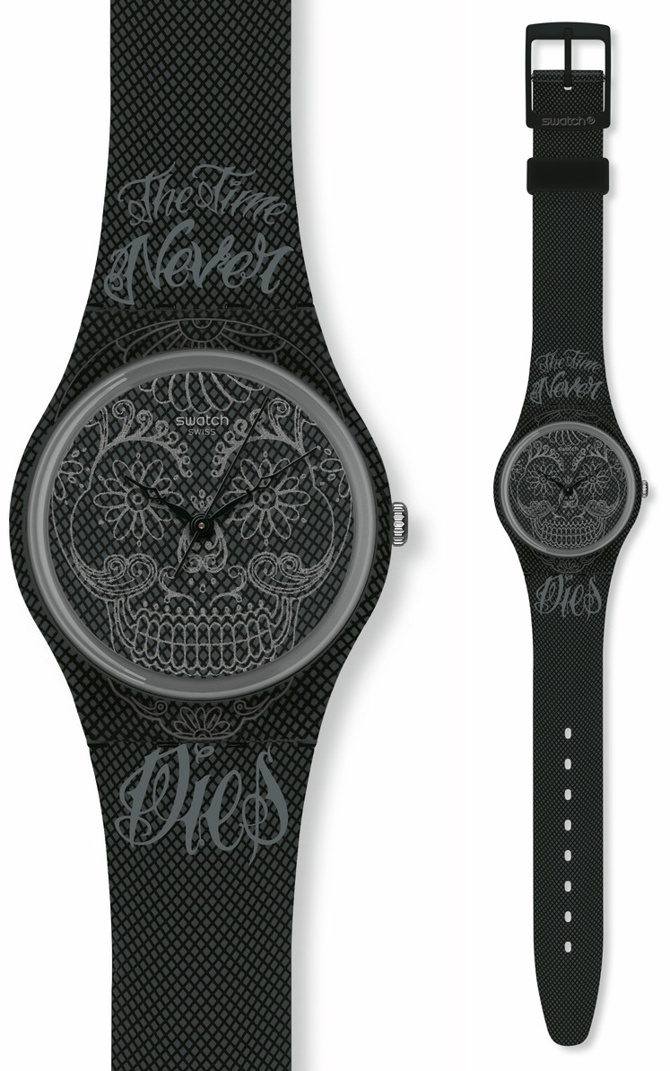 Swatch TIME NEVER DIES BLACK GM180