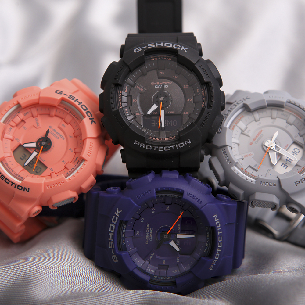 G-Shock GMA-S130VC-8AER S-SERIES STEP TRACKER LIMITED G-SHOCK S-Series sportowy zegarek szary - miniatura 6