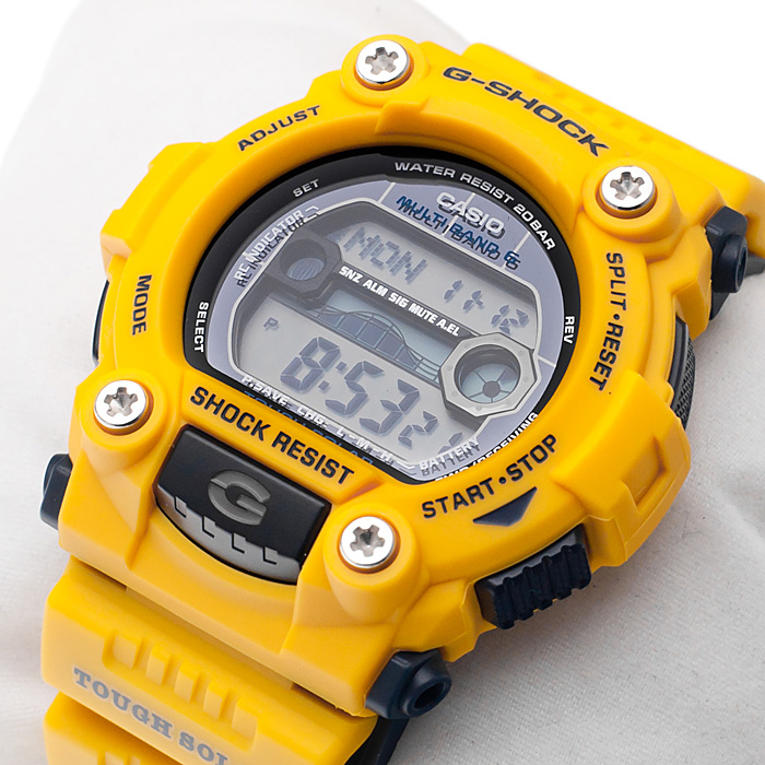G-Shock GW-7900CD-9ER Solar Storm G-Shock sportowy zegarek żółty - miniatura 6
