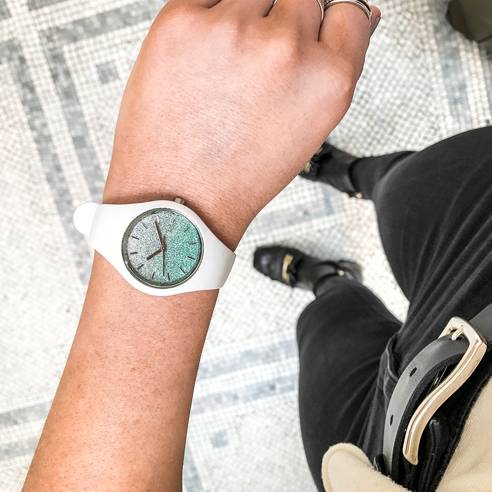 ICE Watch ICE.013430 ICE-Lo ICE lo White Turquoise rozm. M zegarek damski fashion/modowy mineralne - miniatura 5