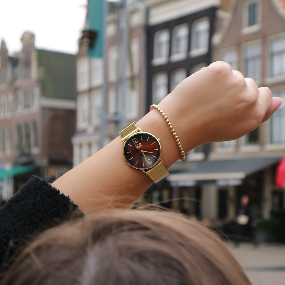 ICE Watch ICE.015084 CITY sparkling metal gold rozm. XS Ice-City fashion/modowy zegarek złoty - miniatura 7