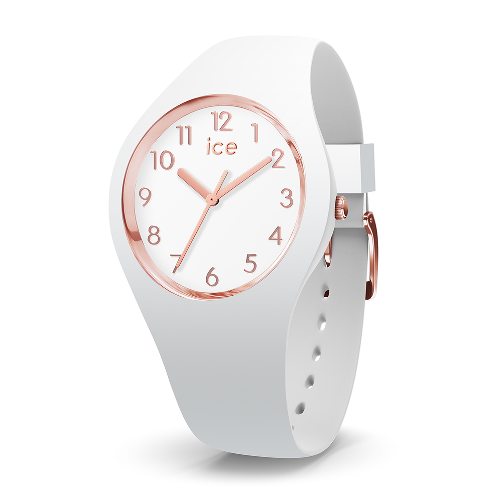 ICE Watch ICE.015337 zegarek biały fashion/modowy Ice-Glam pasek
