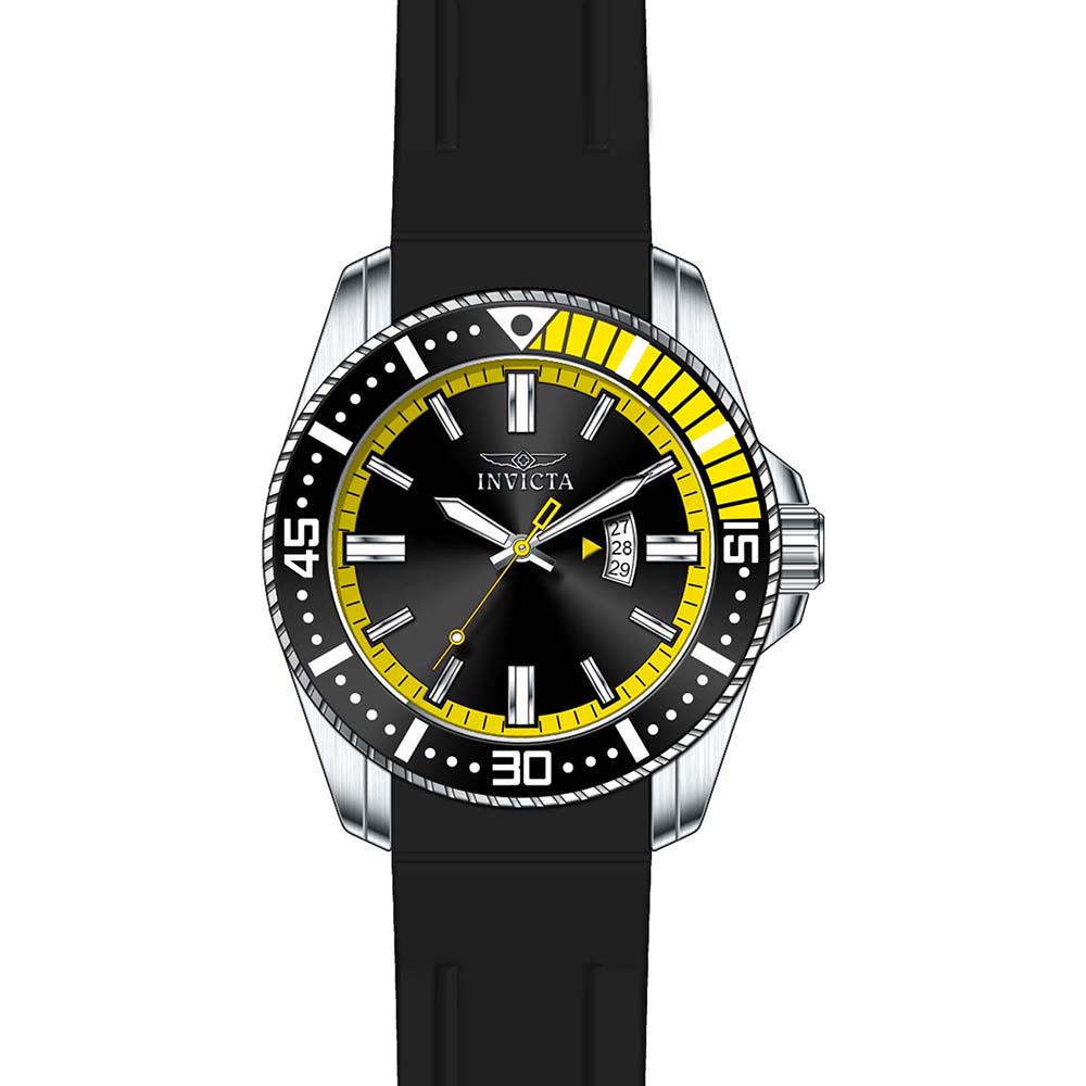 Invicta IN21444 zegarek srebrny sportowy Pro Diver pasek - miniatura 5