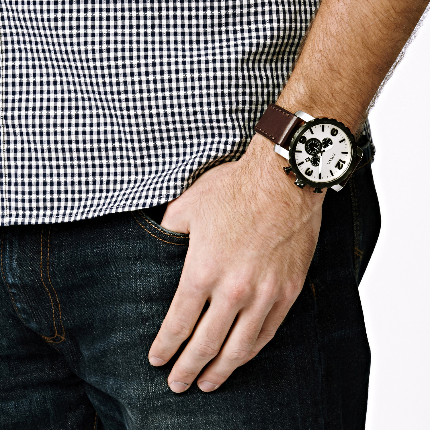 zegarek Fossil JR1390 czarny Trend - miniatura 4