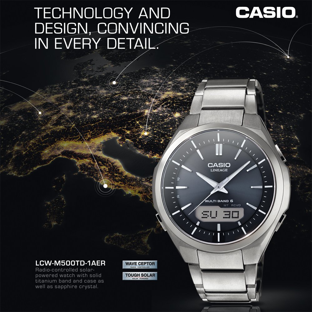 Casio LCW-M500TD-1AER zegarek męski Lineage - miniatura 2