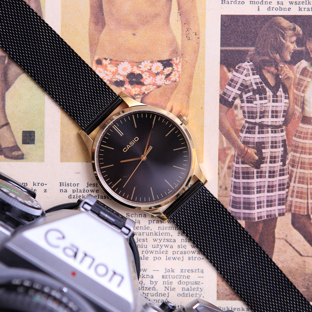 zegarek Casio Vintage LTP-E140GB-1AEF kwarcowy damski VINTAGE Instashape