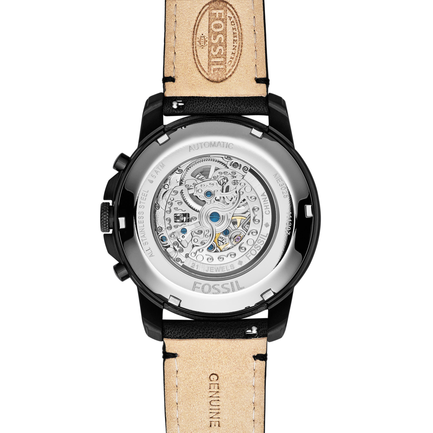 zegarek Fossil ME3028 czarny Grant - miniatura 4