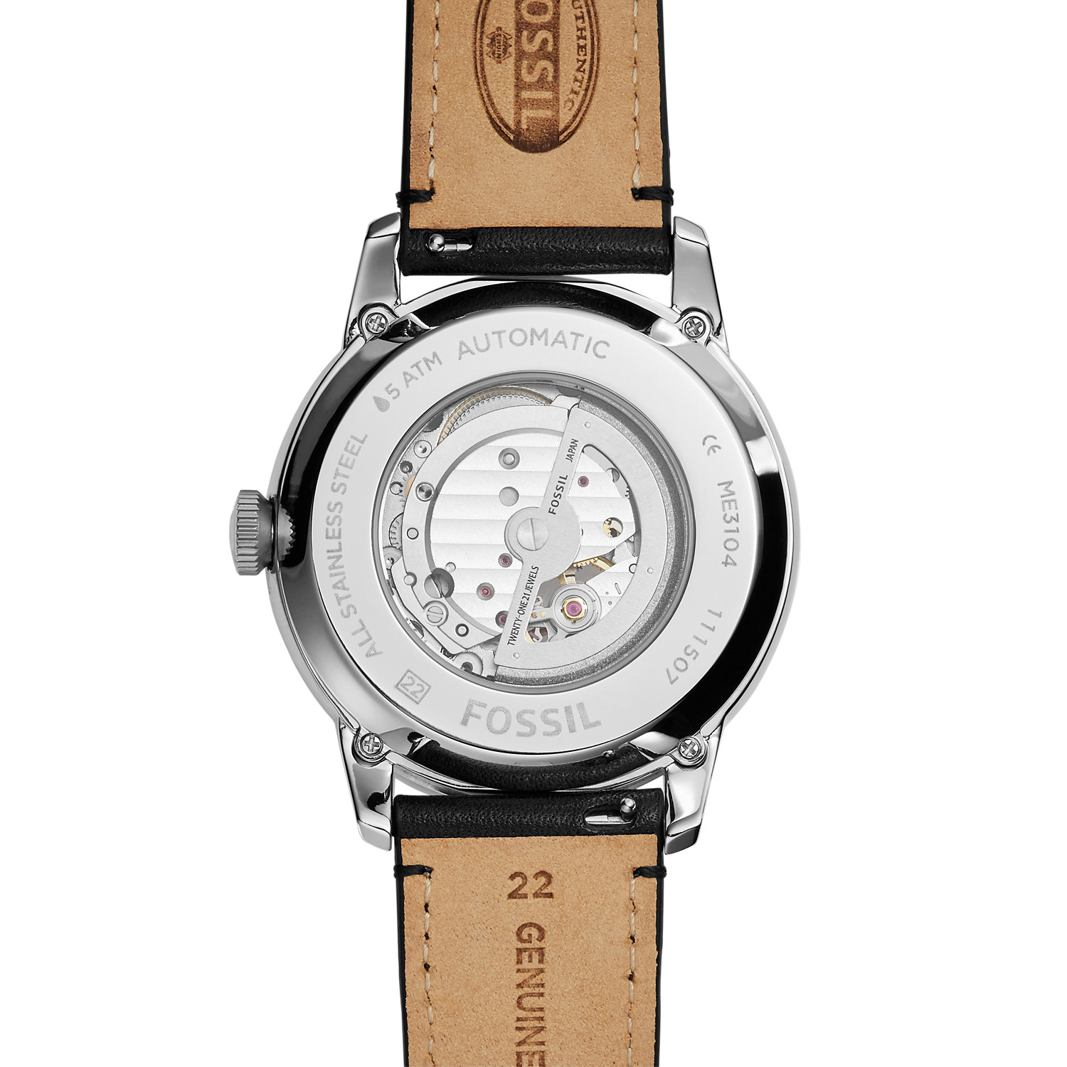 Fossil ME3104 męski zegarek Vintage pasek - miniatura 3