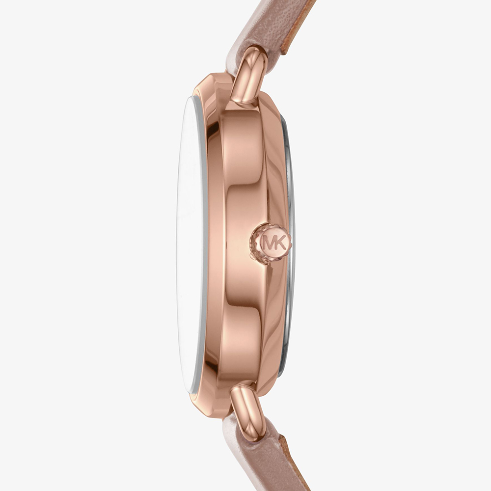 Michael Kors MK2752 zegarek różowe złoto klasyczny Portia pasek - miniatura 5