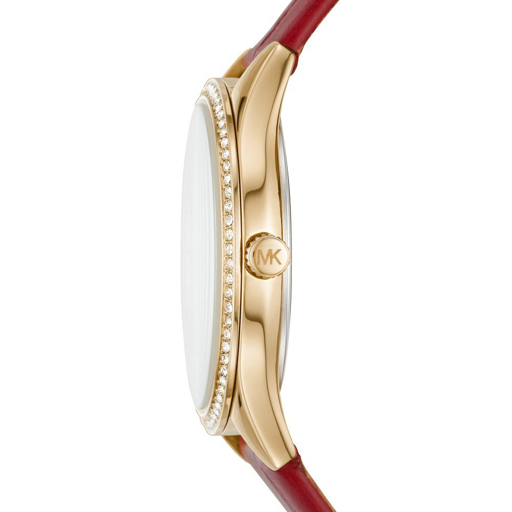 Michael Kors MK2756 zegarek złoty klasyczny Lauryn pasek - miniatura 5