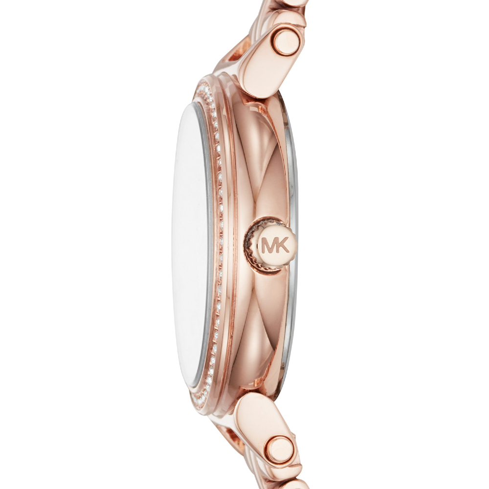 Michael Kors MK3834 zegarek różowe złoto fashion/modowy Sofie bransoleta - miniatura 5