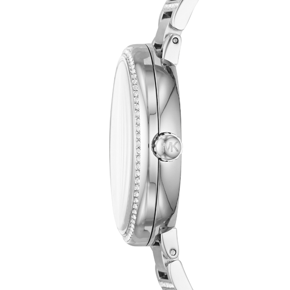 Michael Kors MK3835 zegarek srebrny fashion/modowy Courtney bransoleta - miniatura 5