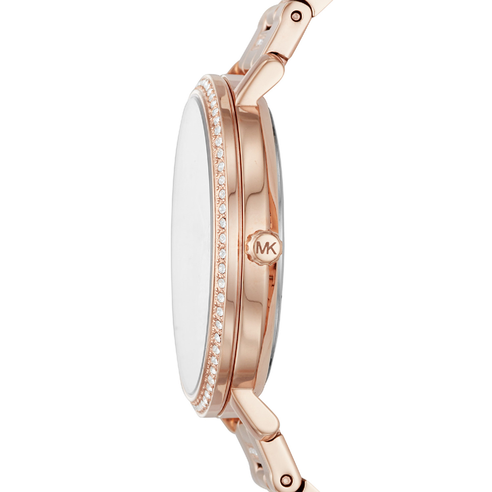 Michael Kors MK3836 zegarek różowe złoto fashion/modowy Courtney bransoleta - miniatura 5