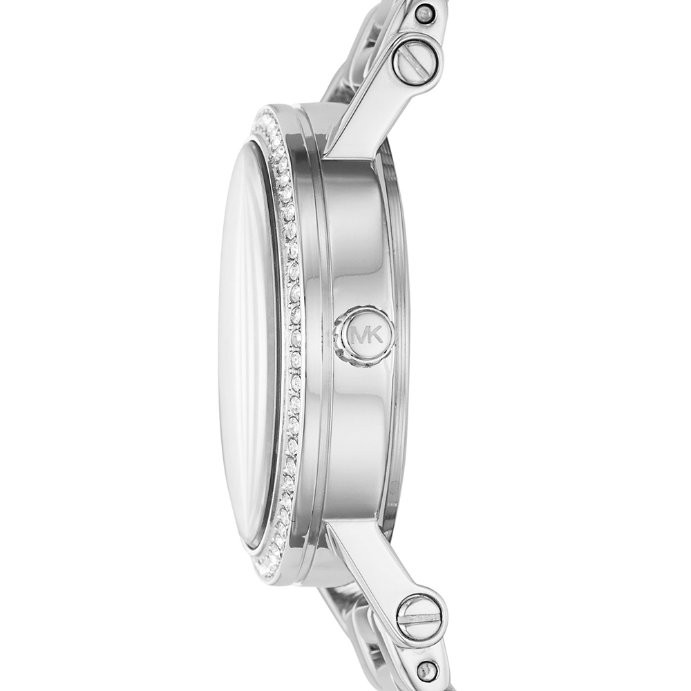 Michael Kors MK3891 zegarek srebrny fashion/modowy Norie bransoleta - miniatura 5