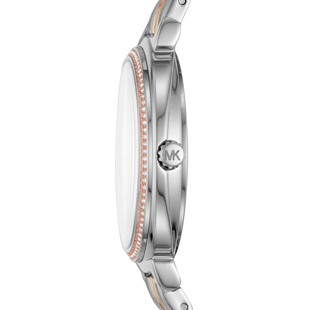 Michael Kors MK3927 zegarek srebrny fashion/modowy Cinthia bransoleta
