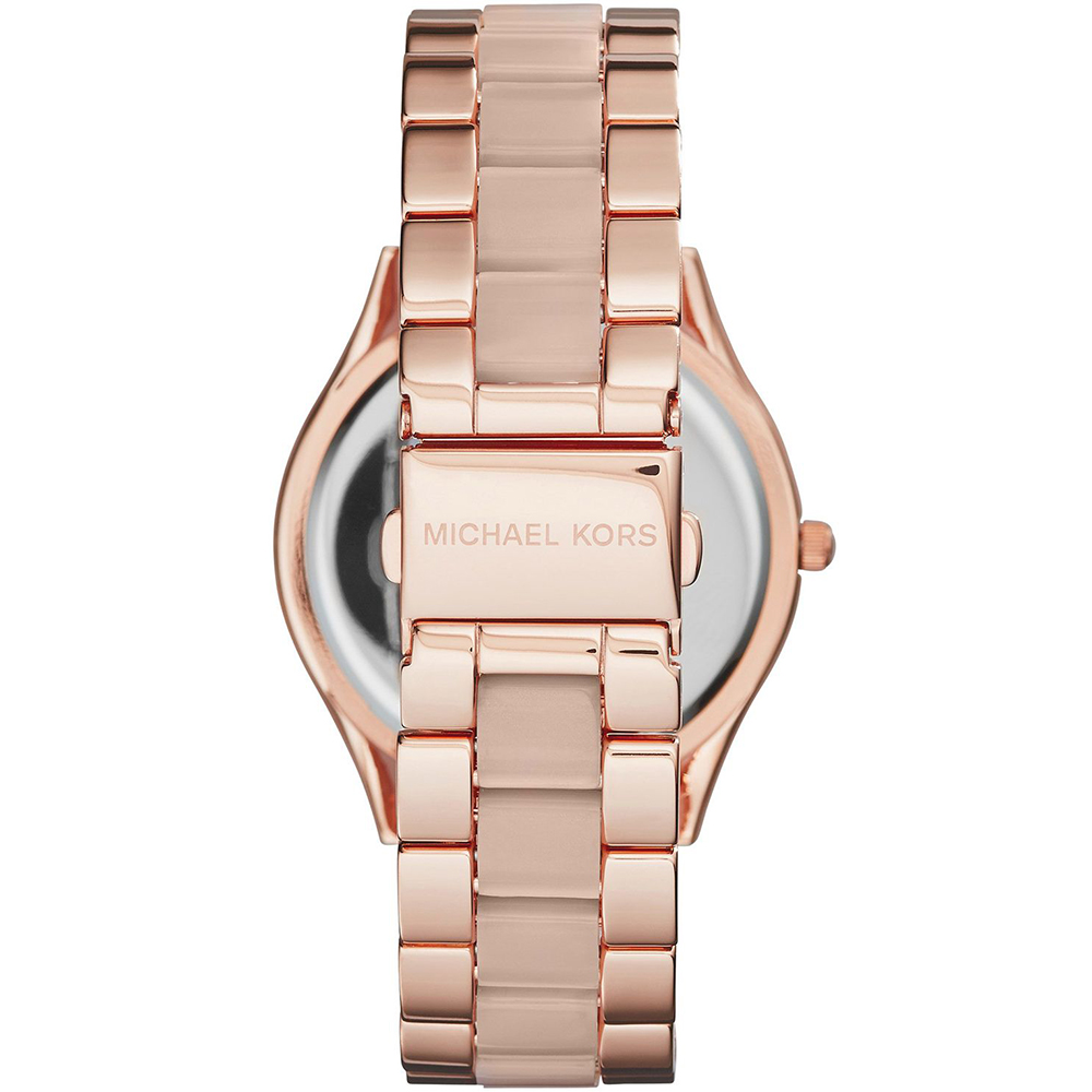 Michael Kors MK4294 zegarek różowe złoto fashion/modowy Runway bransoleta - miniatura 5