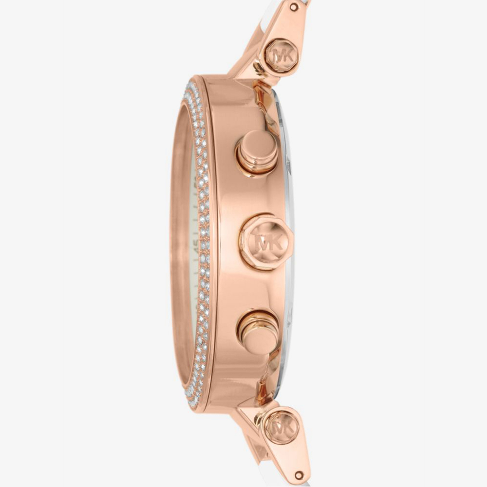 Michael Kors MK5774 zegarek różowe złoto fashion/modowy Parker bransoleta - miniatura 5