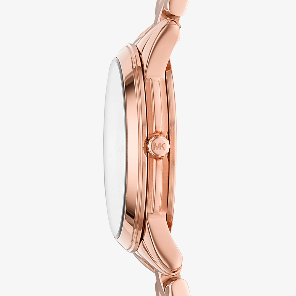 Michael Kors MK6591 zegarek różowe złoto fashion/modowy Runway bransoleta - miniatura 5