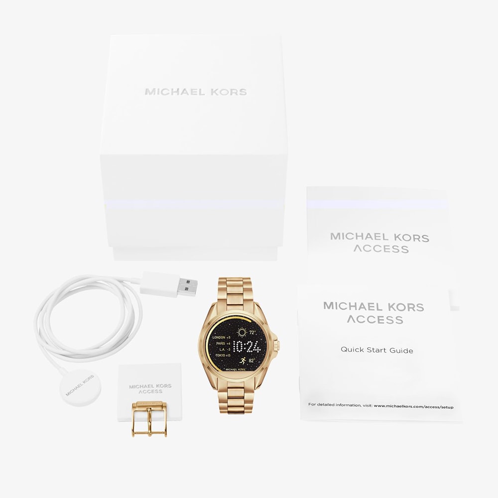 Michael Kors MKT5001 Smartwatch Bradshaw MK Access Smartwatch Access Smartwatch fashion/modowy zegarek złoty