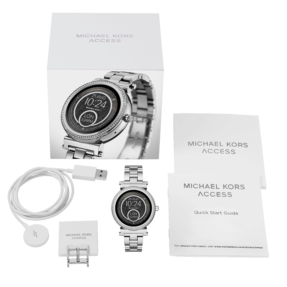 zegarek Michael Kors MKT5020 srebrny Access Smartwatch - miniatura 4