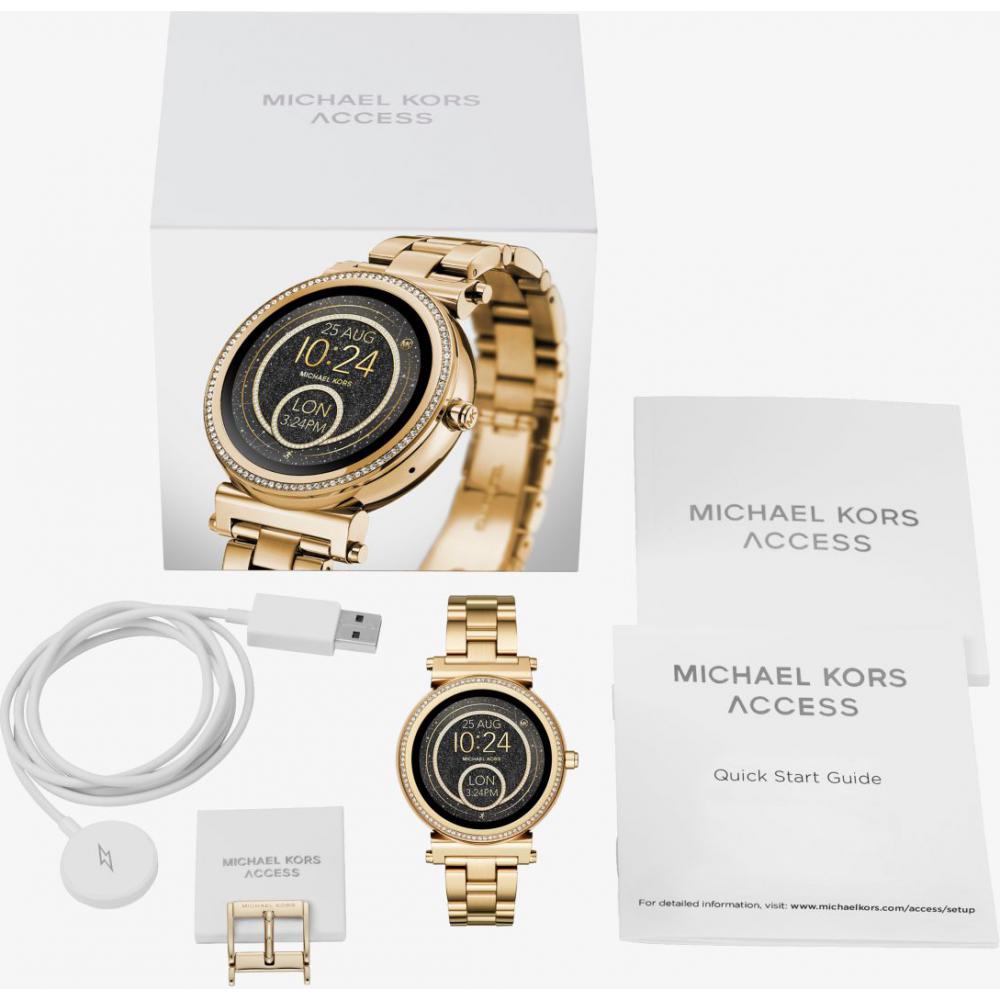 zegarek Michael Kors MKT5021 SOFIE Smartwatch damski z krokomierz Access Smartwatch - miniatura 3