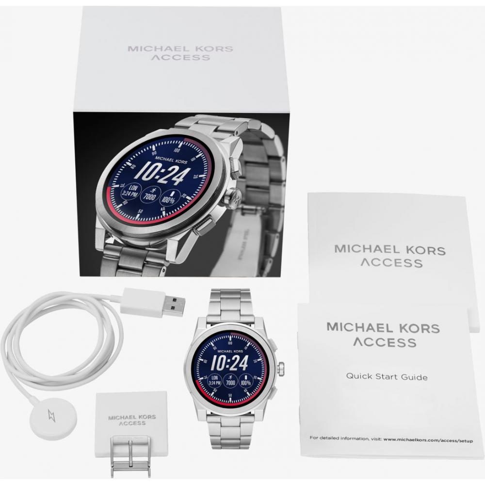 zegarek Michael Kors MKT5025 srebrny Access Smartwatch - miniatura 4