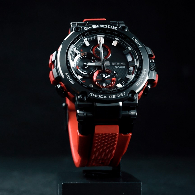 G-Shock MTG-B1000B-1A4ER METAL TWISTED G 2-WAY SYNC G-SHOCK Exclusive sportowy smartwatch czarny