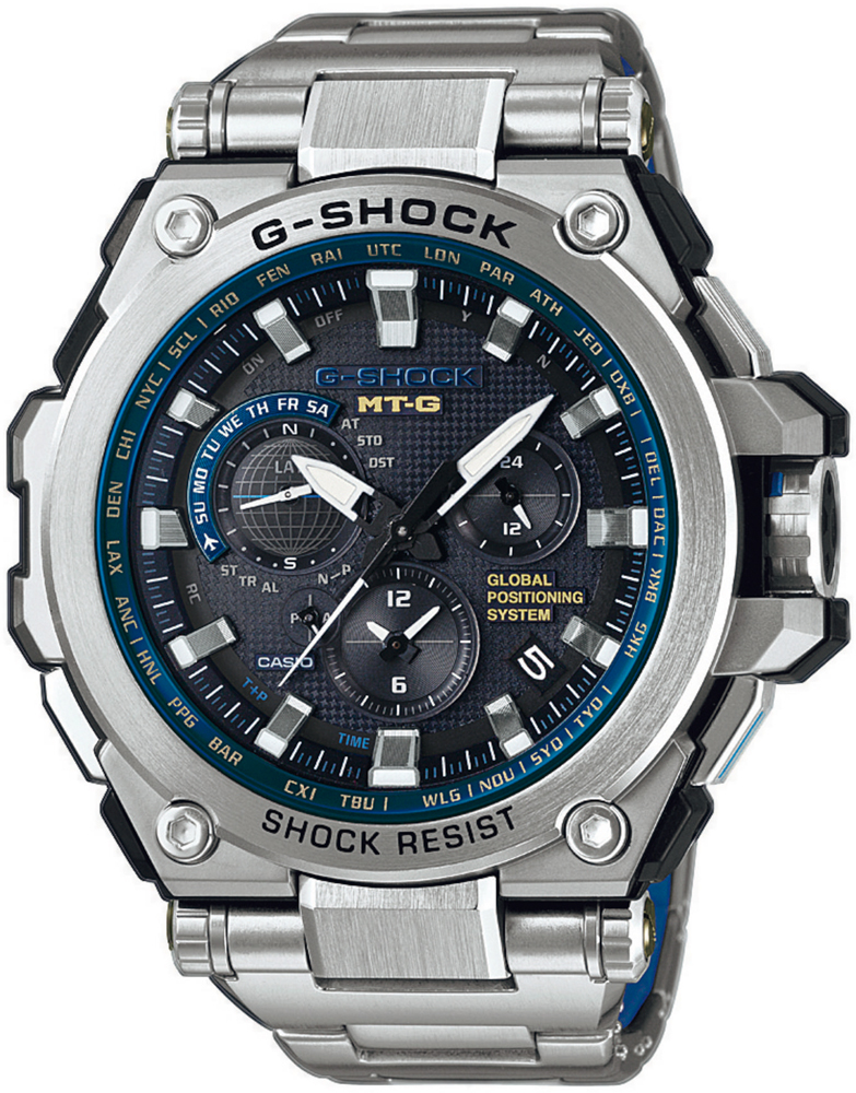 G-SHOCK METAL TWISTED G GPS HYBRID MTG-G1000D-1A2ER