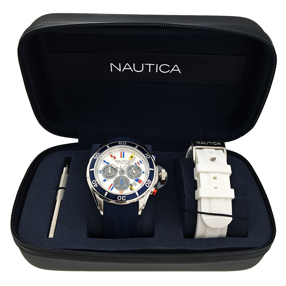 Nautica NAD18530G zegarek męski Pasek - miniatura 2