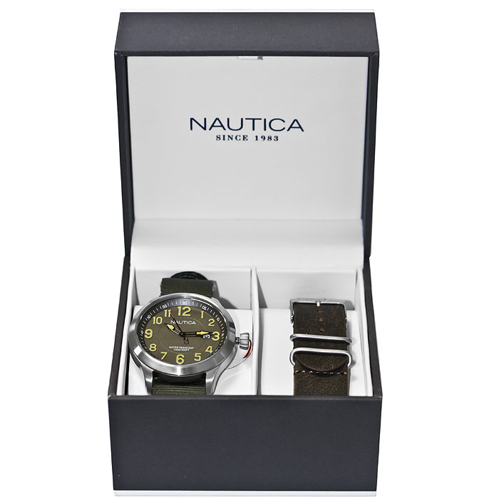 Nautica NAI12525G zegarek męski Pasek - miniatura 2