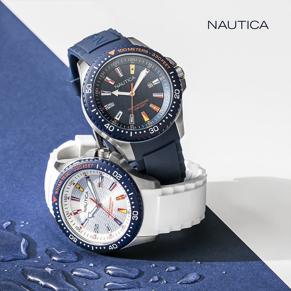 zegarek Nautica NAPJBC001 srebrny Pasek - miniatura 4