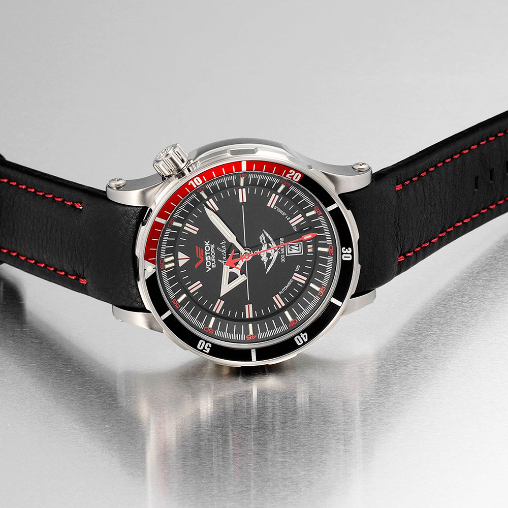 Vostok Europe NH35A-5105141 Anchar Anchar Automatic zegarek męski klasyczny mineralne utwardzane - miniatura 5